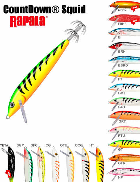 Artificiale Rapala CountDown Squid